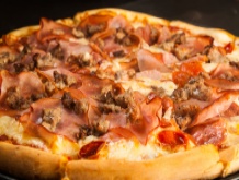 6 meat lovers pizza