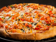 a vegetarian pizza
