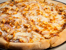 a bbq chicken pizza
