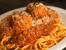 a meatball spaghetti